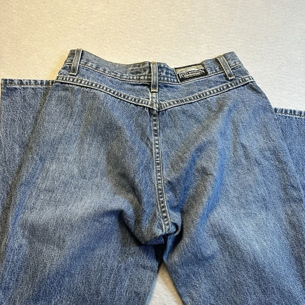 Rockies Vintage 90s Low Rise Straight Leg Jeans Light Wash Denim Rodeo Womens 7